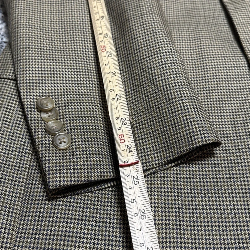 Jos‎ A Bank Signature Gold 39R Allure Houndstooth Silk Wool Classic Heritage